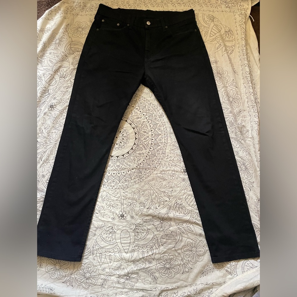 Black Denim Levi Jeans 502 w33 l32